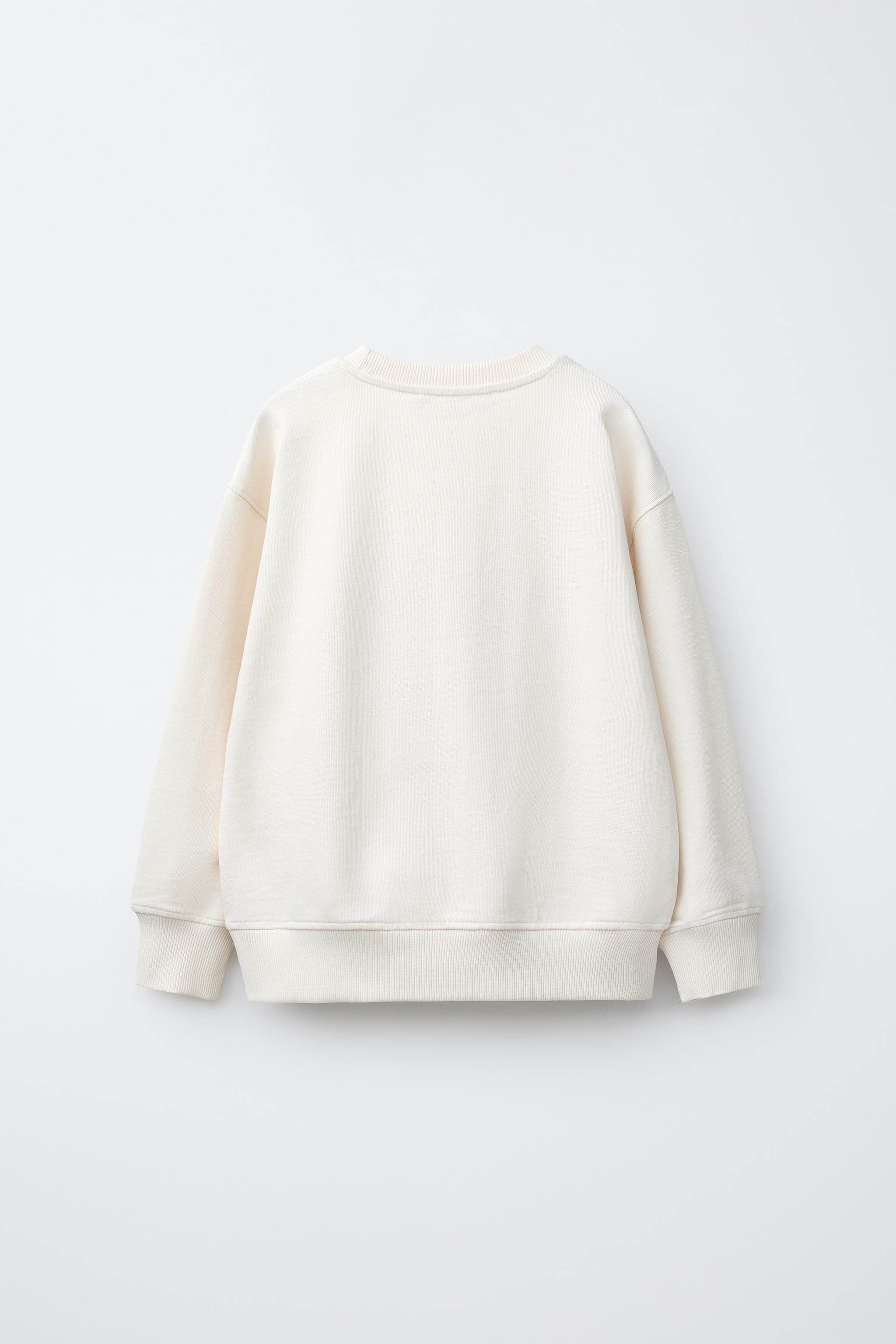 EMBROIDERED TEXT SWEATSHIRT